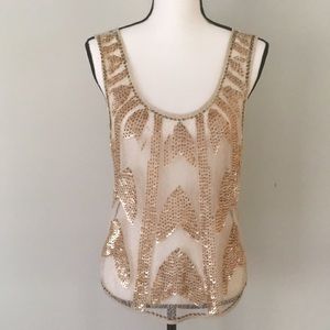 Gold Sparkly Top